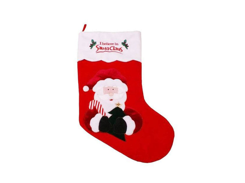 Skarpeta Mikołaja na prezenty LUX - 65 cm