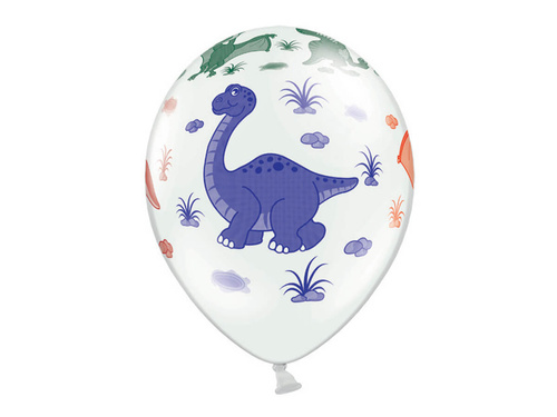 Balony lateksowe Dinozaury - 30 cm - 50 szt.