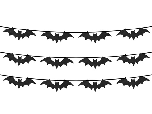 Girlanda na Halloween - Nietoperze - 500 cm