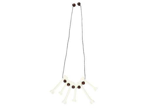 Naszyjnik z kośćmi - 65 cm - 1 szt.