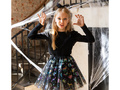 Spódniczka tutu na Halloween czarna - 30 cm - 1 szt.