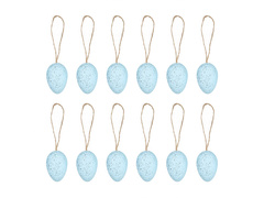 Dekoracja Wisząca Pisanki - 12 szt.