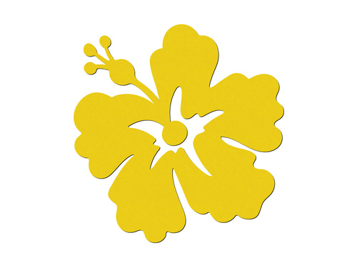 Podstawka pod talerz - Hawajski kwiat - 34 cm - 1 szt.