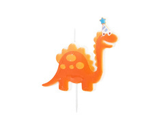 Świeczka urodzinowa Dinozaur - 9 cm - 1 szt.