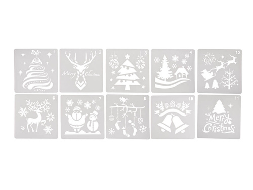 Szablony do sztucznego śniegu - 2 szt.