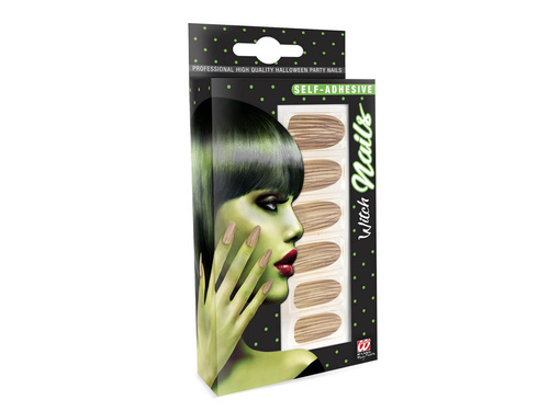 Sztuczne paznokcie Czarownica - 12 szt.