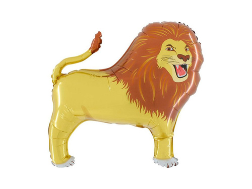 Balon foliowy Lew - 85 x 79 cm - 1 szt.