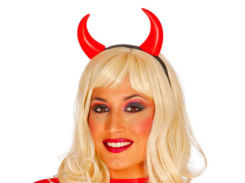 Opaska rogi diabełka - 1 szt.
