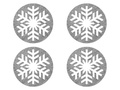 Podstawka pod kubek - Śnieżynka - 10 cm - 4 szt.