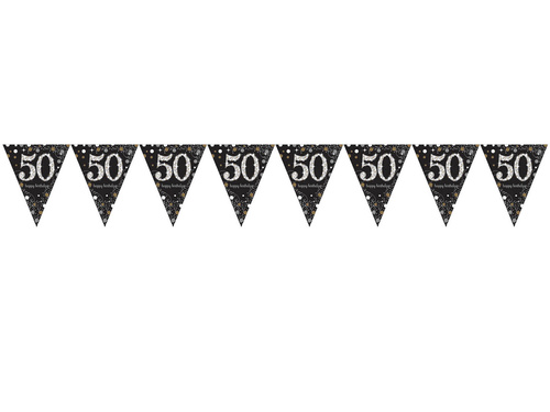 Baner flagi na pięćdziesiątkę - 400 cm - 1 szt.