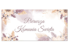 Plakat komunijny - I Komunia Święta - 70x33 cm