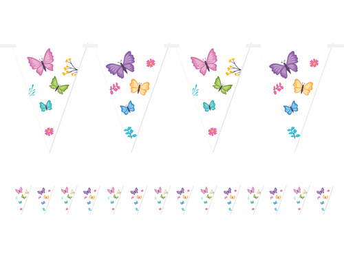Baner flagi Motylki - 5 m