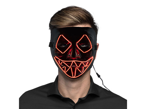 Maska LED czerwona - 1 szt.