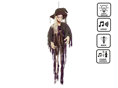 Dekoracja wisząca Wiedźma - 170 cm - 1 szt.