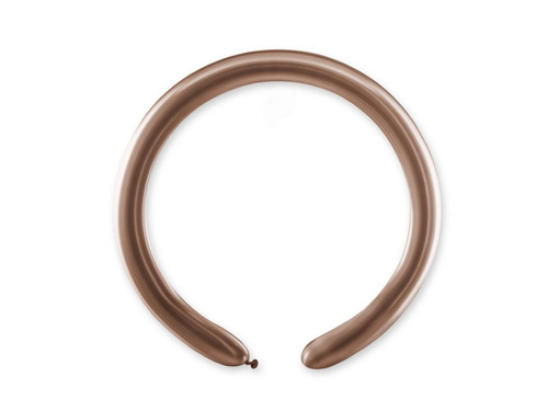 Modeliny, rurki - shiny różowe złoto - 100 szt.