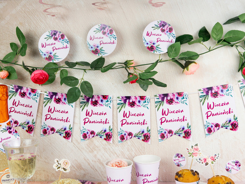 Dekoracja wisząca na wieczór panieński - 6 szt.