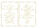 Weselne menu - 4 szt.