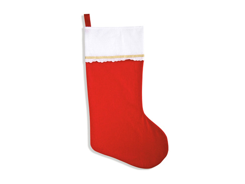 Skarpeta na prezenty czerwona - 80 cm - 1 szt.