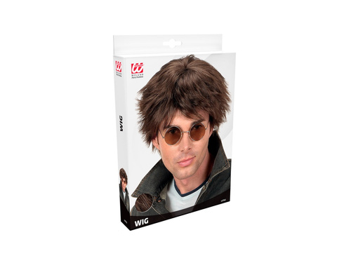 Brązowa peruka Beat