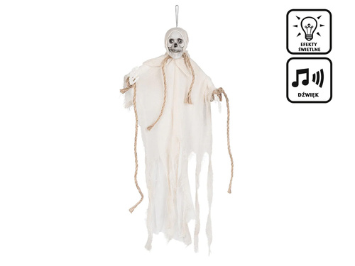 Dekoracja wisząca Biała Zjawa - 55 cm - 1 szt.