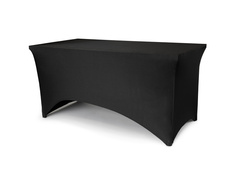 Pokrowiec na stół czarny - 183x76x74 cm - 1 szt.