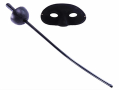 Zestaw szermierza Zorro czarny - 2 elem