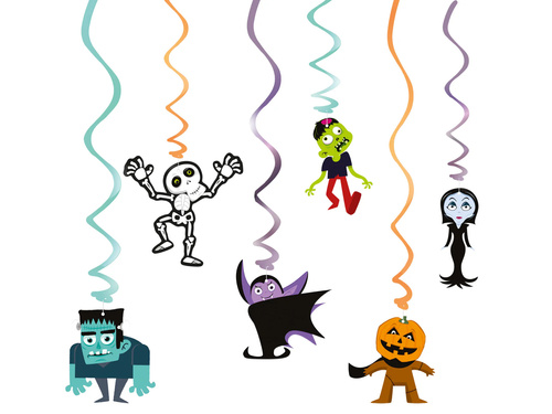 Świderki Monsters na Halloween - 6 szt.