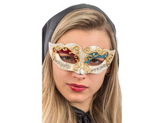 Maska karnawałowa złota