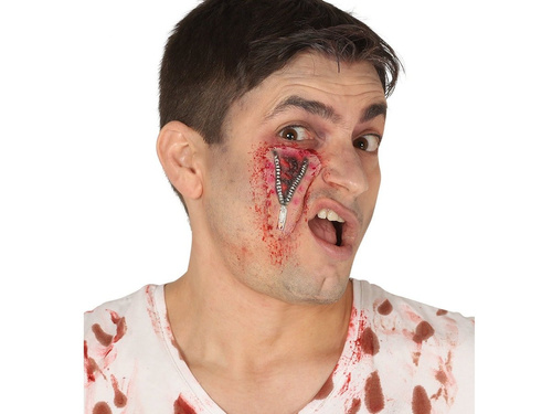 Lateksowa rana - zamek błyskawiczny - 1 szt.