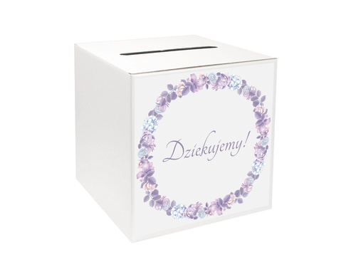 Naklejka na pudełko na koperty z życzeniami, prezentami - 1 szt.