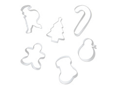 Foremki do ciastek na Boże Narodzenie - 6 szt.