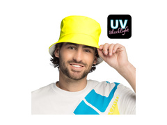 Kapelusz typu bucket Rave neon żółty