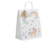 Torebki papierowe Jednorożec - 6 szt.
