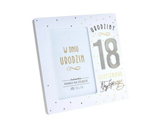 Ramka na zdjęcie na 18 urodziny - 1 szt.