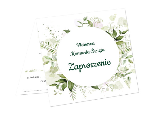 Zaproszenia na I Komunię Świętą - 6 szt.