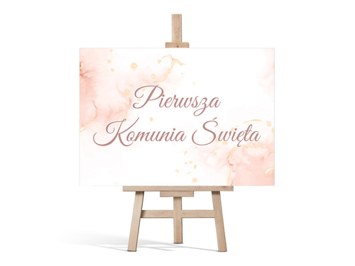 Plakat komunijny - I Komunia Święta - 68x48 cm