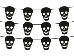 Girlanda  na Halloween - Czaszki - 500 cm