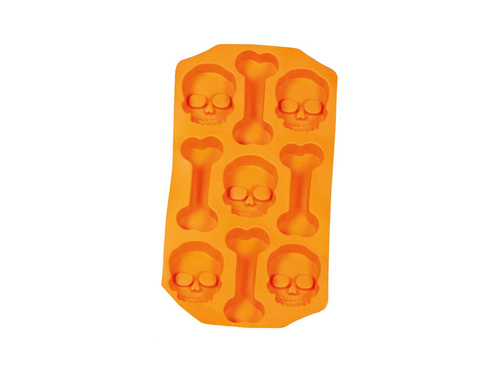 Foremka na kostki lodu Czachy i Kości na Halloween