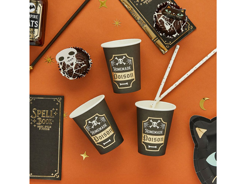 Kubeczki papierowe -Trucizna - 250 ml - 8 szt.