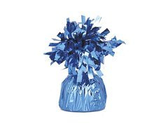 Obciążnik foliowy do balonów napełnionych helem - niebieski - 176 g.