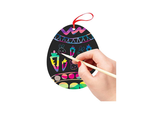 Pisanki z zawieszkami - zdrapki