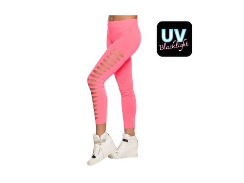 Legginsy Gaps neonowe różowe
