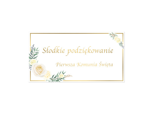 Naklejki na pudełka na ciasto - 30 szt.