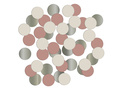 Konfetti złote, beżowe i różowe Kółka - 14 g
