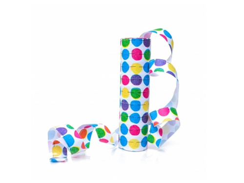 Serpentyna Kolorowe Kropeczki - 4 m - 1 szt.