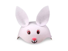 Czapka Królik biały - 1 szt.