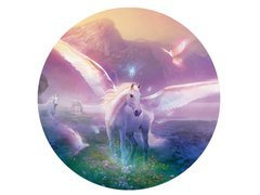 Dekoracyjny opłatek tortowy Jednorożec - 20 cm