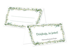 Winietki składane na I Komunię Świętą - 10 szt.