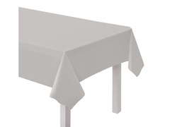 Obrus papierowy szary - 137 x 274 cm - 1 szt.