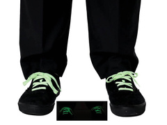 Świecące sznurówki - białe